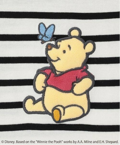 petit main / プティマイン Tシャツ | 【Disney】ｐｏｏｈ/ボーダー長袖Ｔ | 詳細8