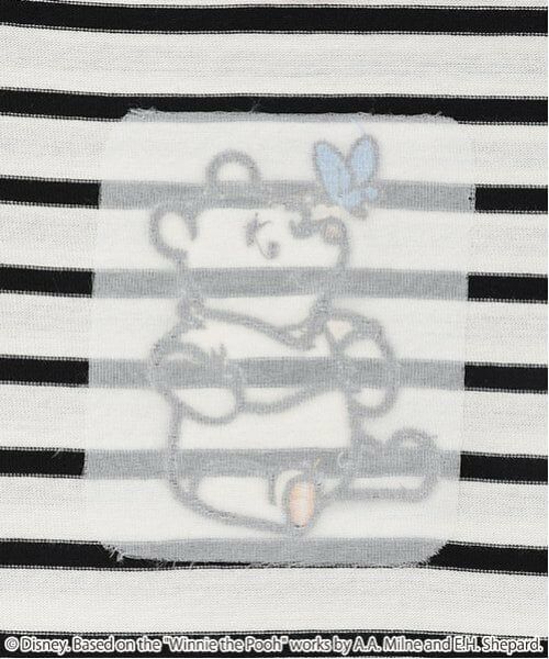petit main / プティマイン Tシャツ | 【Disney】ｐｏｏｈ/ボーダー長袖Ｔ | 詳細9