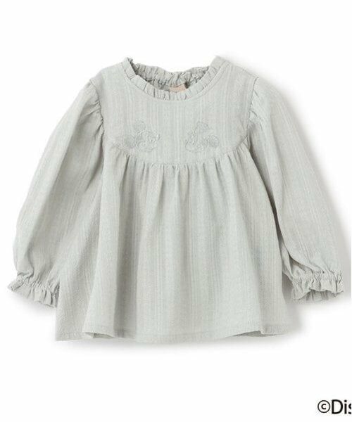 petit main / プティマイン その他トップス | 【Disney】刺しゅうチュニック（ライト グリーン）