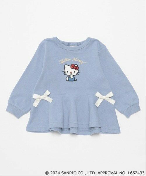 petit main / プティマイン Tシャツ | 【オーガビッツ】キティペプラム長T | 詳細12