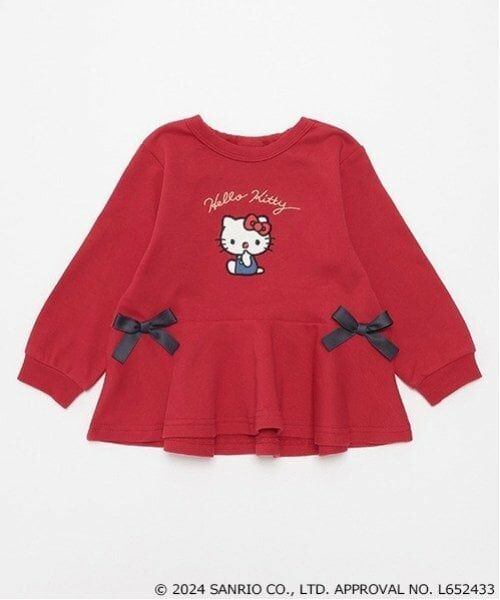 petit main / プティマイン Tシャツ | 【オーガビッツ】キティペプラム長T | 詳細13