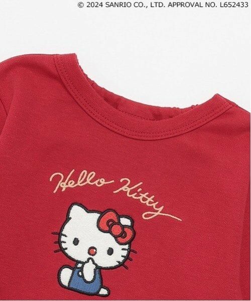 petit main / プティマイン Tシャツ | 【オーガビッツ】キティペプラム長T | 詳細15