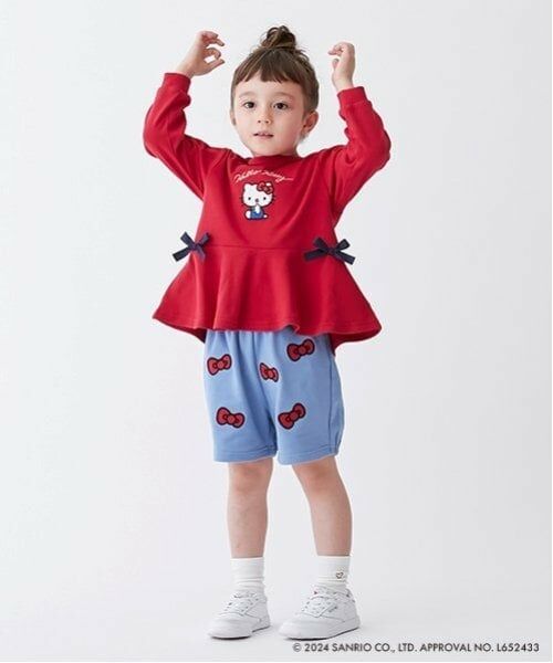 petit main / プティマイン Tシャツ | 【オーガビッツ】キティペプラム長T | 詳細5