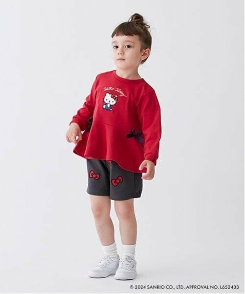 petit main / プティマイン Tシャツ | 【オーガビッツ】キティペプラム長T | 詳細6