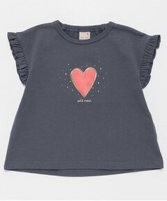 petit main / プティマイン Tシャツ | 袖フリルTシャツ