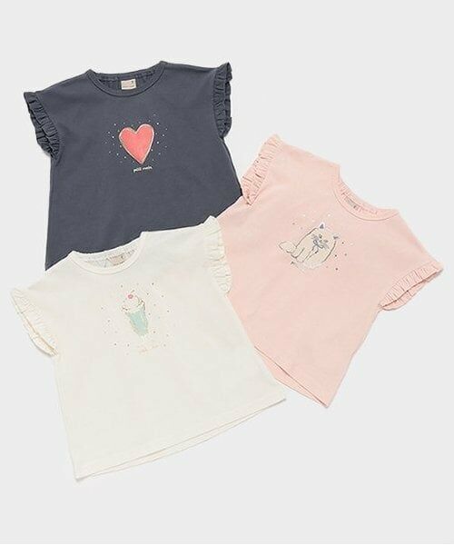 petit main / プティマイン Tシャツ | 袖フリルTシャツ | 詳細9