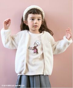 petit main / プティマイン カーディガン・ボレロ | 【リンク】ボアジップ羽織り(キッズ)