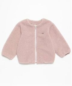 petit main / プティマイン カーディガン・ボレロ | 【リンク】ボアジップ羽織り(キッズ)