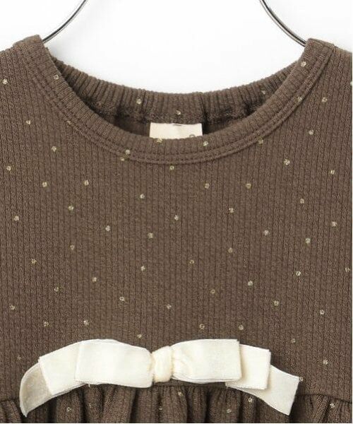 petit main / プティマイン その他トップス | 【スマイル/防汚】リボンカットチュニック | 詳細4