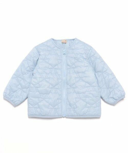 petit main / プティマイン ブルゾン | 【リンク】アソートキルティングジャケット(キッズ)（ライト ブルー）