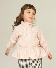 petit main / プティマイン ブルゾン | 【撥水】ペプラムウィンブレ