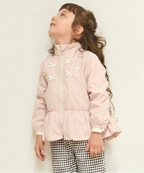 petit main / プティマイン ブルゾン | 【撥水】ペプラムウィンブレ | 詳細1