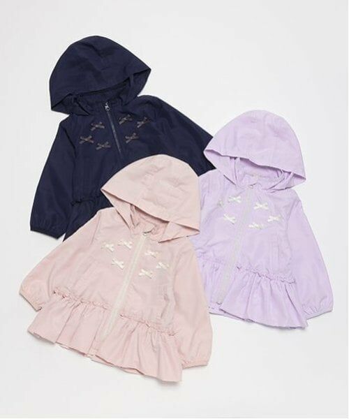 petit main / プティマイン ブルゾン | 【撥水】ペプラムウィンブレ | 詳細17