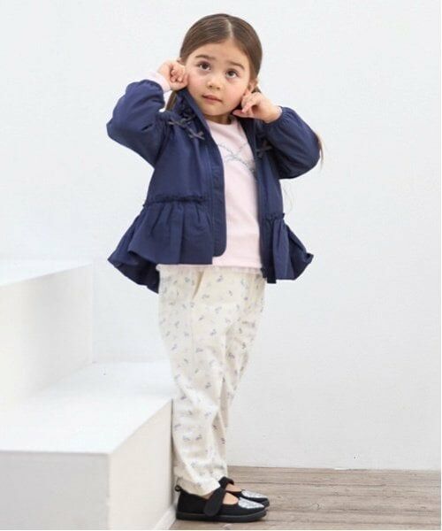 petit main / プティマイン ブルゾン | 【撥水】ペプラムウィンブレ | 詳細3