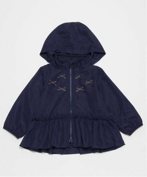 petit main / プティマイン ブルゾン | 【撥水】ペプラムウィンブレ | 詳細5