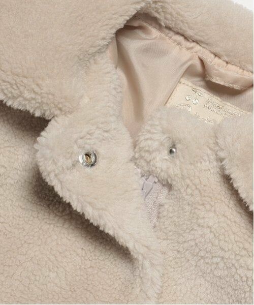 petit main / プティマイン ブルゾン | 【軽ふわ】セーラーカラーボアジャケット | 詳細3