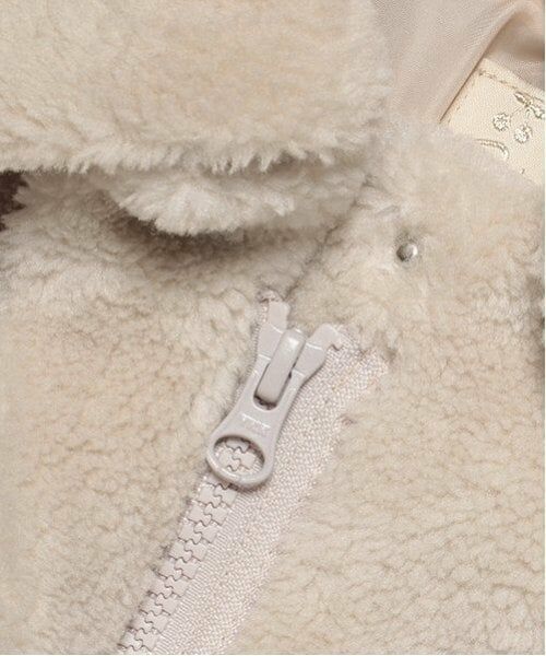 petit main / プティマイン ブルゾン | 【軽ふわ】セーラーカラーボアジャケット | 詳細4