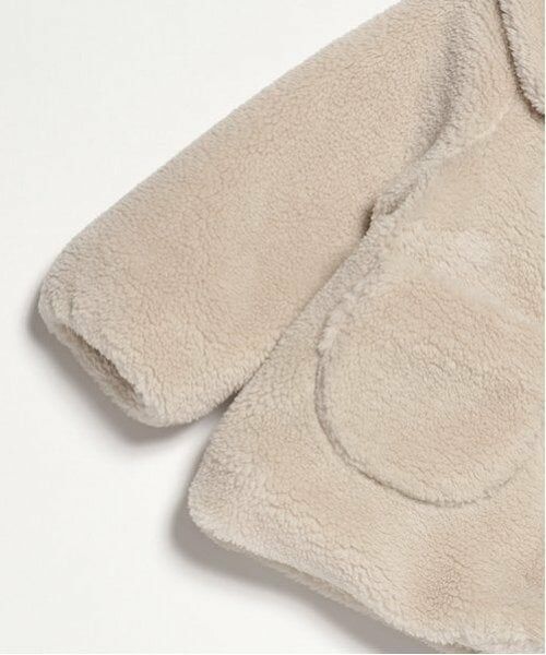 petit main / プティマイン ブルゾン | 【軽ふわ】セーラーカラーボアジャケット | 詳細5