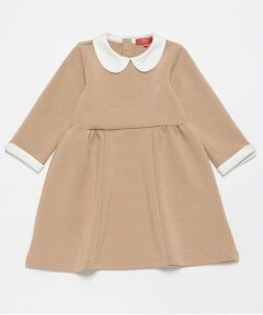 petit main / プティマイン ミニ丈・ひざ丈ワンピース | 【POLO BCS】ポンチワンピース