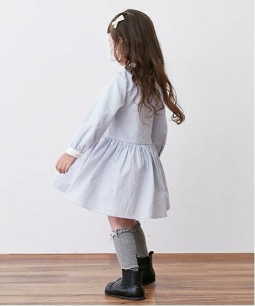 petit main / プティマイン ミニ丈・ひざ丈ワンピース | 【POLO BCS】シャツワンピース | 詳細3