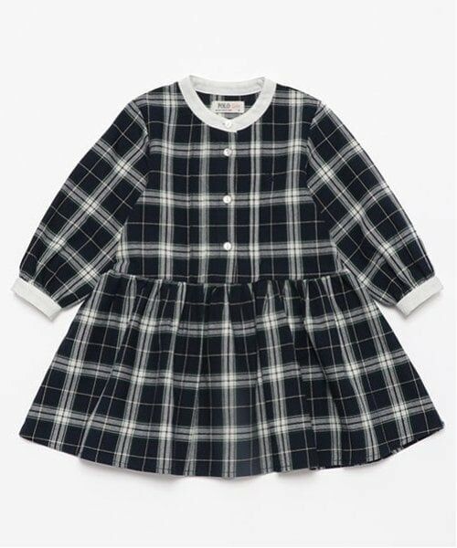 petit main / プティマイン ミニ丈・ひざ丈ワンピース | 【POLO BCS】シャツワンピース（マルチ）