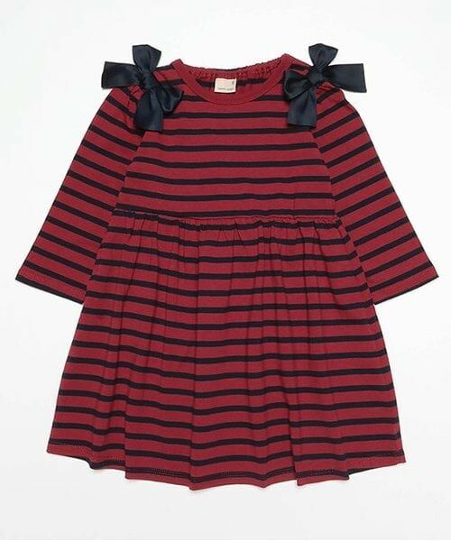 petit main / プティマイン ミニ丈・ひざ丈ワンピース | 【GOODPRICE】カットワンピース（赤）