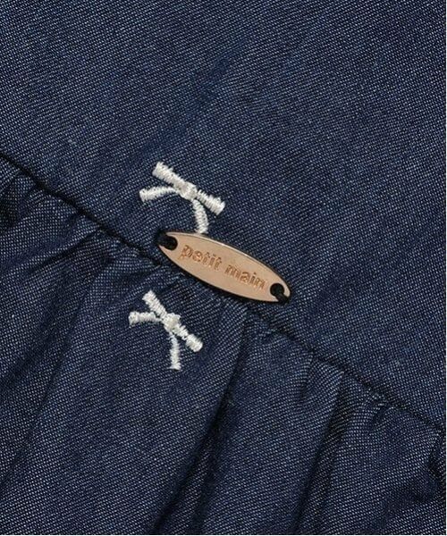 petit main / プティマイン ミニ丈・ひざ丈ワンピース | 【リンク】リボン刺しゅうワンピース(キッズ) | 詳細16