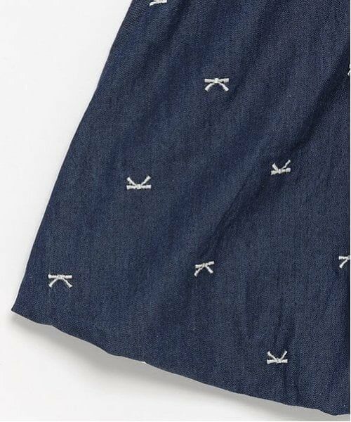 petit main / プティマイン ミニ丈・ひざ丈ワンピース | 【リンク】リボン刺しゅうワンピース(キッズ) | 詳細17