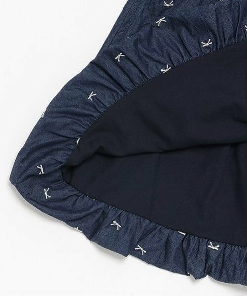 petit main / プティマイン ミニ丈・ひざ丈ワンピース | 【リンク】リボン刺しゅうワンピース(キッズ) | 詳細18