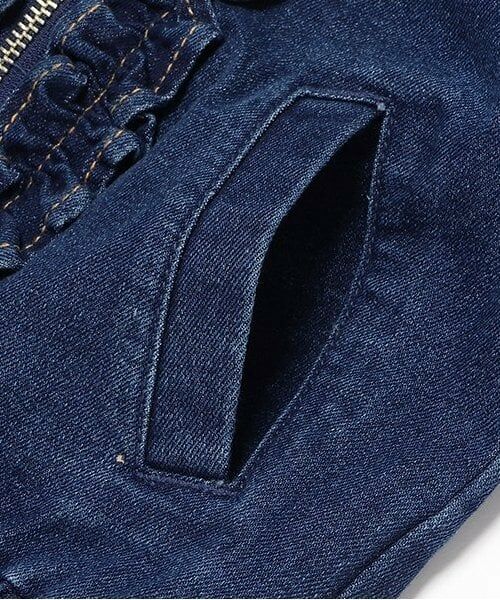 petit main / プティマイン ブルゾン | 【リンク】デニムフリルジャケット(キッズ) | 詳細10