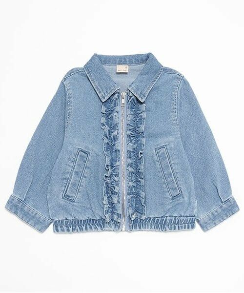 petit main / プティマイン ブルゾン | 【リンク】デニムフリルジャケット(キッズ) | 詳細16
