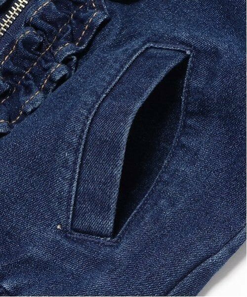 petit main / プティマイン ブルゾン | 【リンク】デニムフリルジャケット(キッズ) | 詳細25