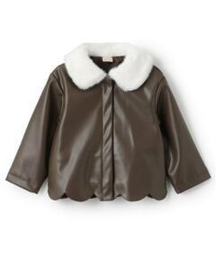 petit main / プティマイン ブルゾン | 【リンク】合皮ジャケット(キッズ)