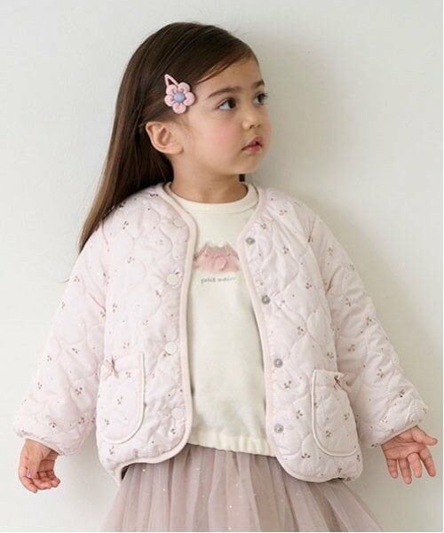 petit main / プティマイン ブルゾン | リバーシブルボアジャケット | 詳細1