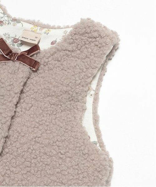 petit main / プティマイン ダウンジャケット・ベスト | ブークレボアベスト | 詳細4