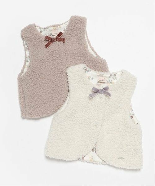 petit main / プティマイン ダウンジャケット・ベスト | ブークレボアベスト | 詳細9