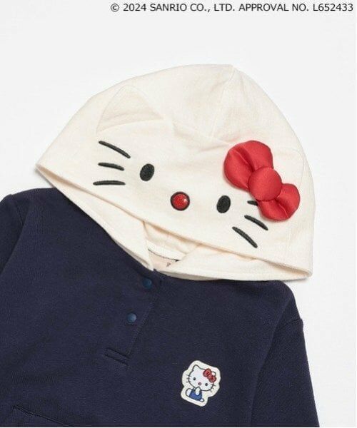 petit main / プティマイン ミニ丈・ひざ丈ワンピース | 【オーガビッツ】キティパーカーワンピース | 詳細16