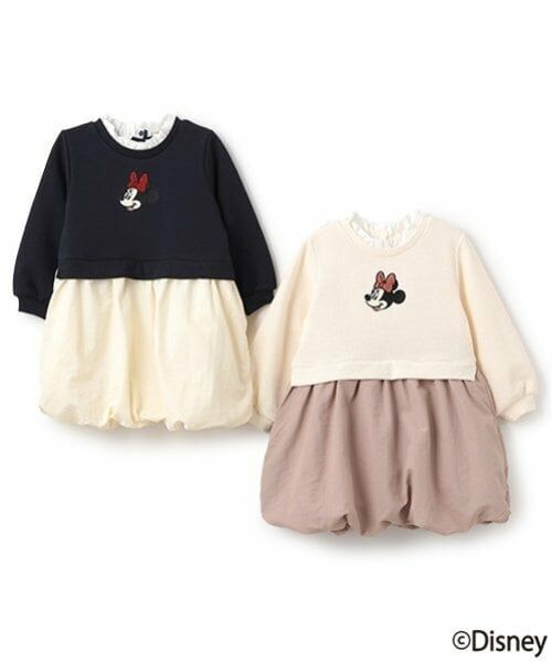 petit main / プティマイン ミニ丈・ひざ丈ワンピース | 【Disney】ミニー/切り替えワンピース | 詳細11
