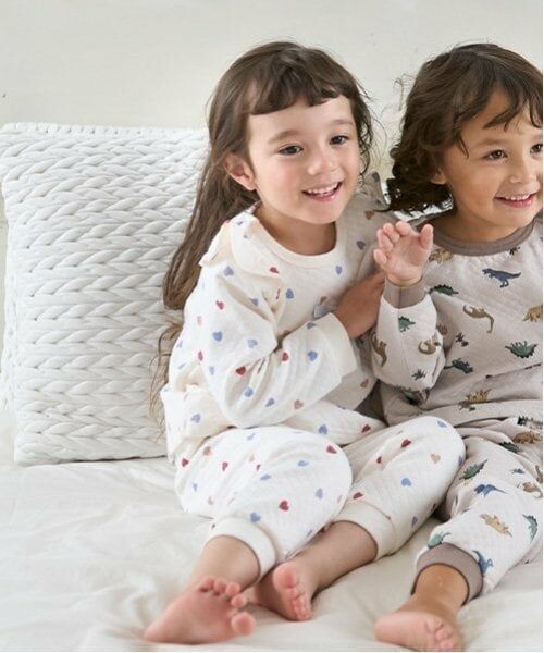 petit main / プティマイン ルームウェア | GIRLSキルトパジャマ（マルチ）