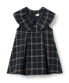 petit main / プティマイン ミニ丈・ひざ丈ワンピース | 【リンク】ビッグ衿ジャンパースカート(キッズ)