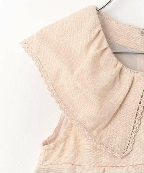 petit main / プティマイン ミニ丈・ひざ丈ワンピース | 【リンク】ビッグ衿ジャンパースカート(キッズ) | 詳細10