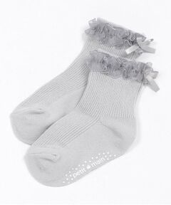 petit main / プティマイン ソックス | オーガンジーフリルソックス