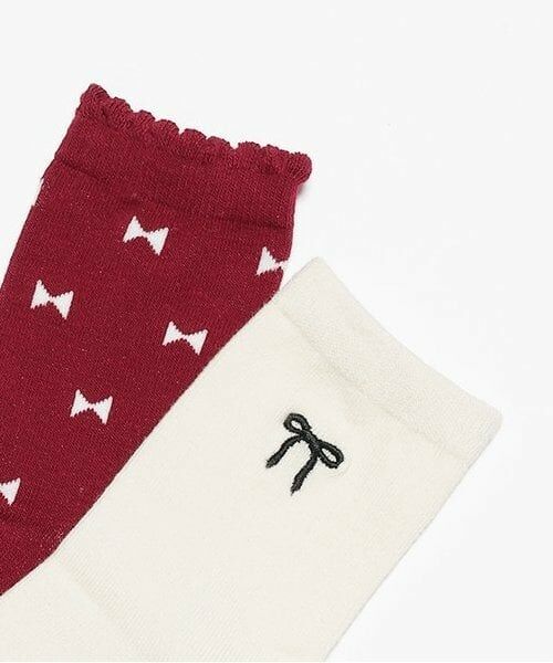 petit main / プティマイン ソックス | GIRLSアソートソックス2P | 詳細1