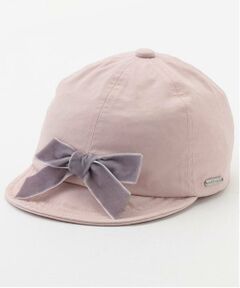petit main / プティマイン キャップ | ベロアリボンキャップ