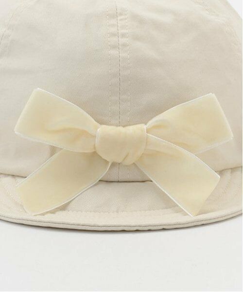 petit main / プティマイン キャップ | ベロアリボンキャップ | 詳細4