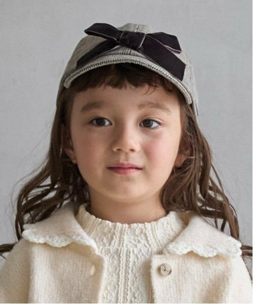 petit main / プティマイン キャップ | ベロアリボンキャップ（マルチ）