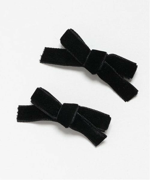 petit main / プティマイン ヘアピン | ベロアリボンピン | 詳細2