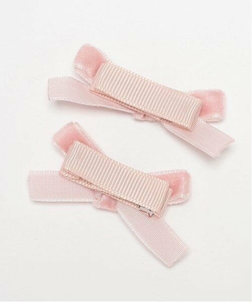 petit main / プティマイン ヘアピン | ベロアリボンピン | 詳細5
