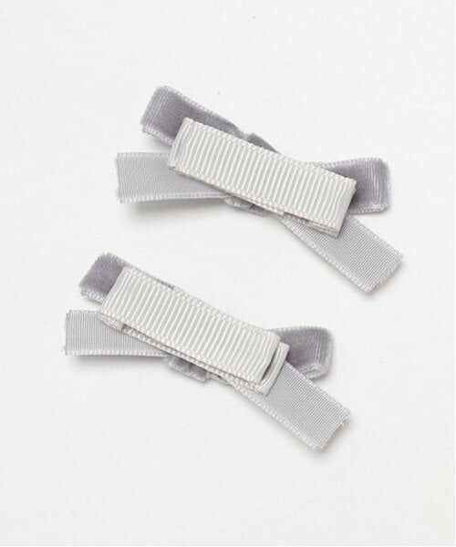 petit main / プティマイン ヘアピン | ベロアリボンピン | 詳細7