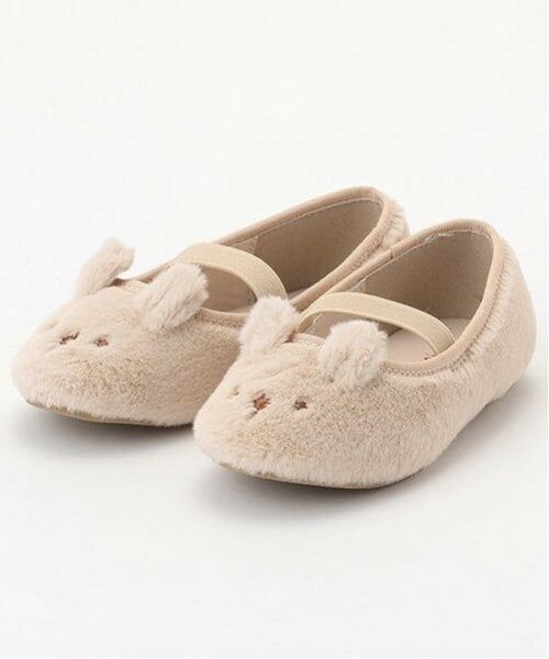 petit main / プティマイン パンプス | アニマルシューズ(アイボリー)